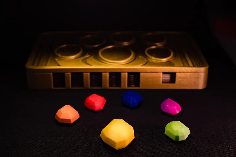 Caja para tokens compatible con Marvel Champions LCG. Marvel champions token box