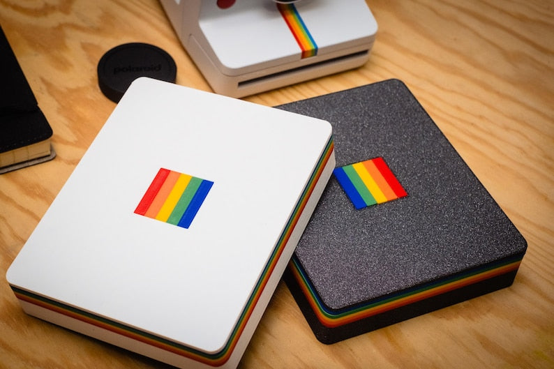 Caja premium con cierre imantado para 40 Fotografías Polaroid I TYPE I type B&W 600