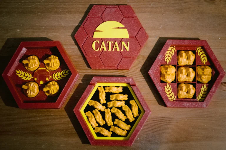 Caja premium imantada para juego de mesa Colonos de Catan