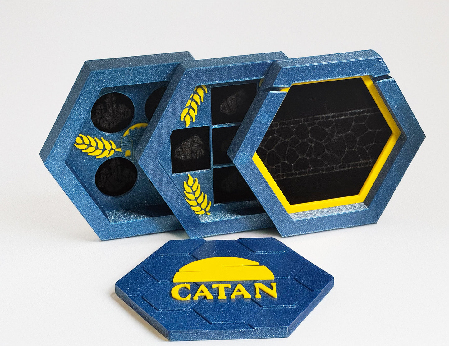 Caja premium imantada para juego de mesa Colonos de Catan