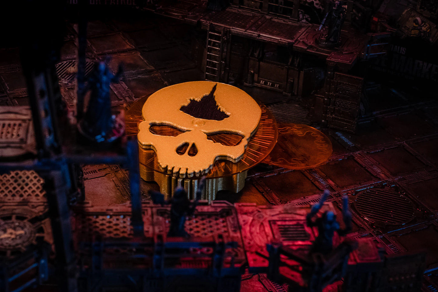 Necromunda caja premium para tokens y dados.