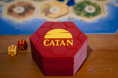 Caja premium imantada para juego de mesa Catan