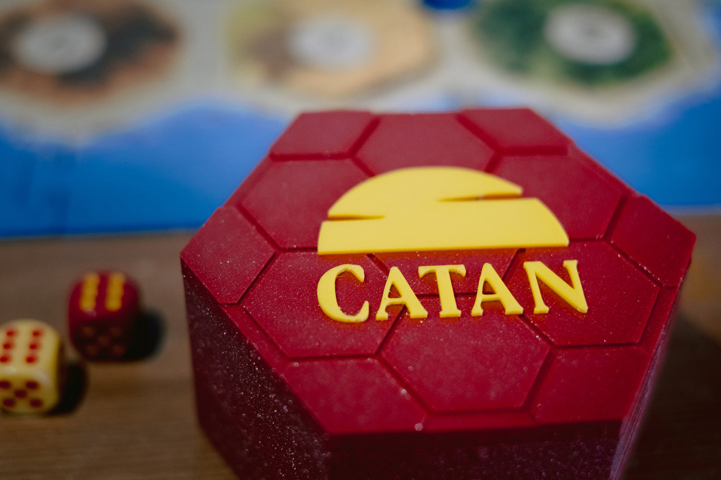 Caja premium imantada para juego de mesa Catan