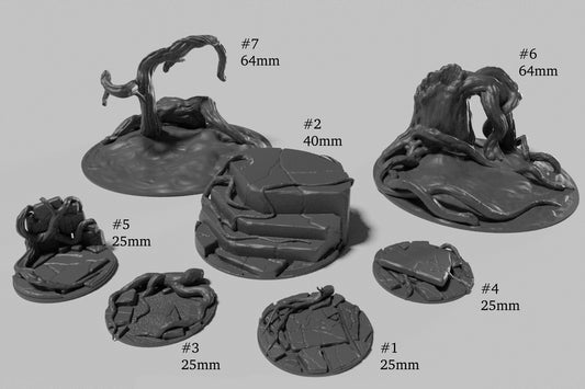 Dol Guldur Bases compatible with Middle Earth SBG