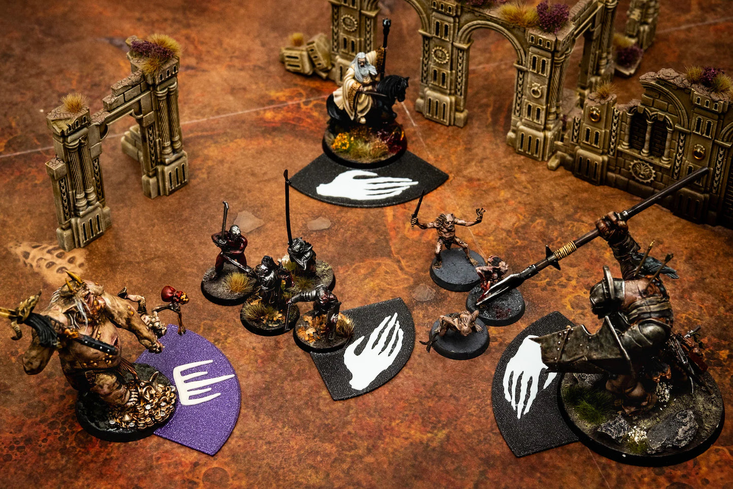 Middle Earth Strategy Battle Game Plantillas de Zona de Control