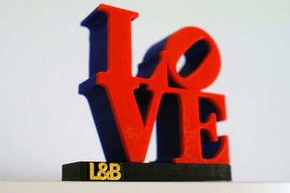 LOVE NYC personalized with initials. Ornament for table, shelf.